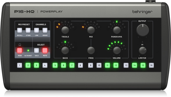Персональный мониторный микшер Behringer POWERPLAY P16-HQ