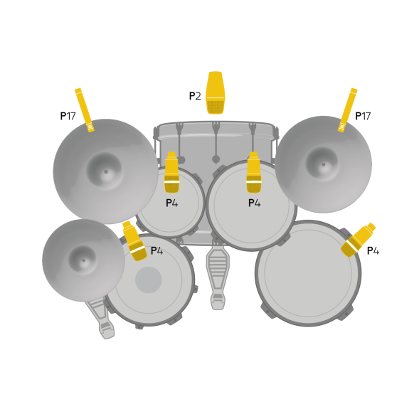 Набор микрофонов для ударной установки AKG Drum Set Session I