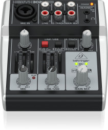 Аналоговый микшерный пульт Behringer XENYX 302USB