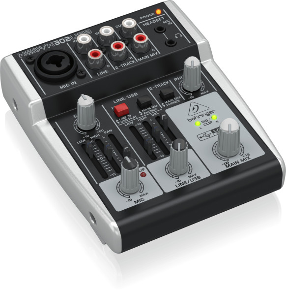 Аналоговый микшерный пульт Behringer XENYX 302USB