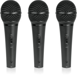 Комплект динамических микрофонов Behringer XM1800S (3 шт.)