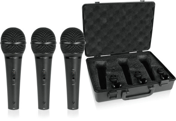 Комплект динамических микрофонов Behringer XM1800S (3 шт.)