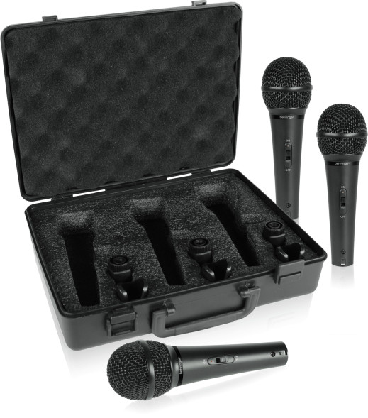 Комплект динамических микрофонов Behringer XM1800S (3 шт.)