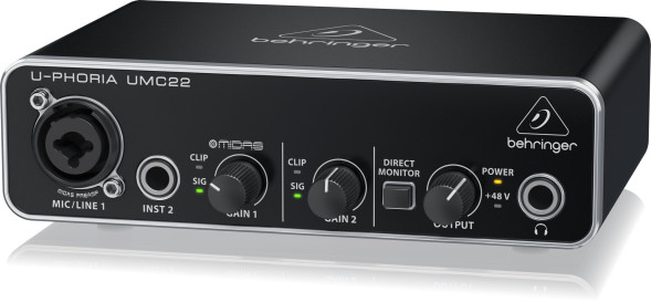 Аудиоинтерфейс Behringer UMC22