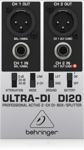 Активный директ-бокс Behringer DI20