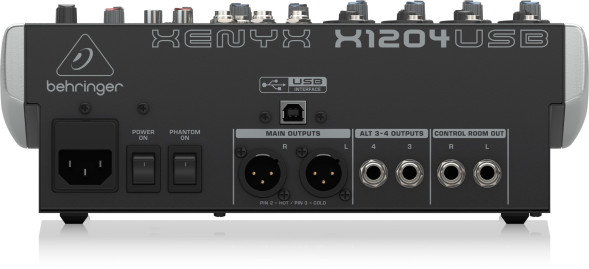 Аналоговый микшерный пульт Behringer XENYX X1204USB
