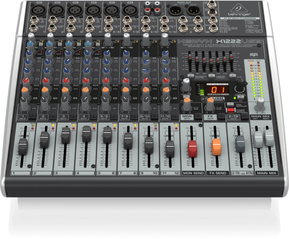 Аналоговый микшерный пульт Behringer XENYX X1222USB