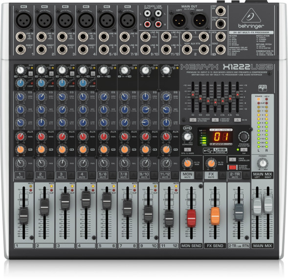 Аналоговый микшерный пульт Behringer XENYX X1222USB