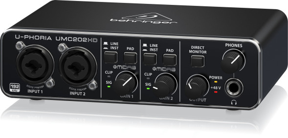 Аудиоинтерфейс Behringer U-PHORIA UMC202HD