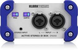 Двухканальный активный директ-бокс Klark Teknik DN200 V2