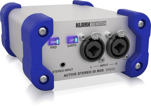Двухканальный активный директ-бокс Klark Teknik DN200 V2