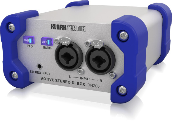 Двухканальный активный директ-бокс Klark Teknik DN200 V2