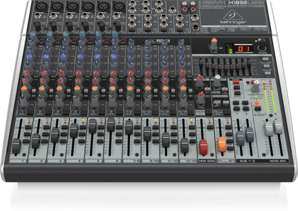 Аналоговый микшерный пульт Behringer XENYX X1832USB