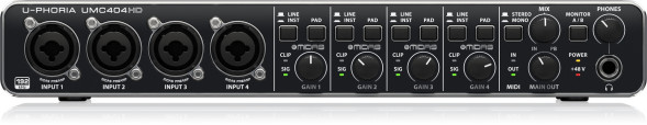 Аудиоинтерфейс Behringer U-PHORIA UMC404HD