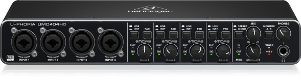 Аудиоинтерфейс Behringer U-PHORIA UMC404HD