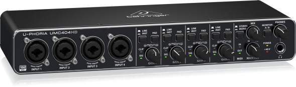 Аудиоинтерфейс Behringer U-PHORIA UMC404HD