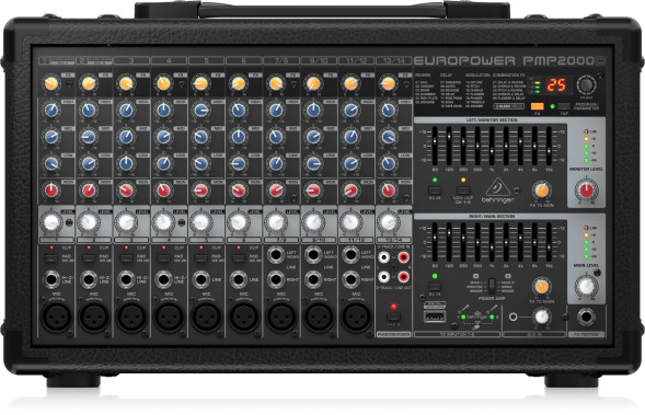 Активный микшерный пульт Behringer EUROPOWER PMP2000D