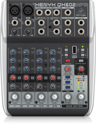 Аналоговый микшерный пульт Behringer XENYX QX602MP3
