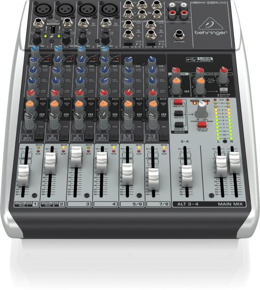 Аналоговый микшерный пульт Behringer XENYX Q1204USB