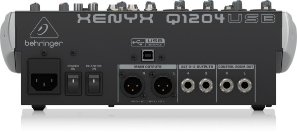 Аналоговый микшерный пульт Behringer XENYX Q1204USB