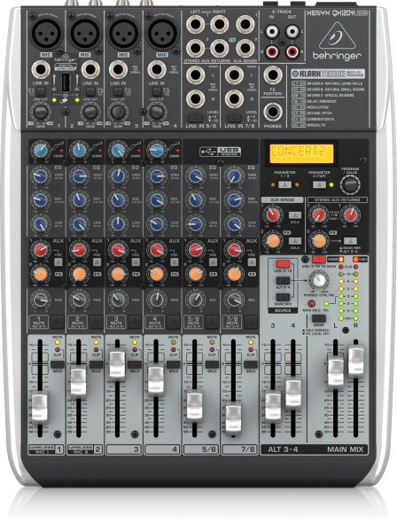 Аналоговый микшерный пульт Behringer XENYX QX1204USB