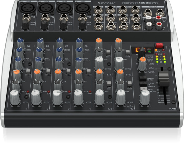 Аналоговый микшерный пульт Behringer XENYX 1202SFX