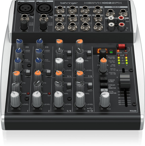 Аналоговый микшерный пульт Behringer XENYX 1002SFX